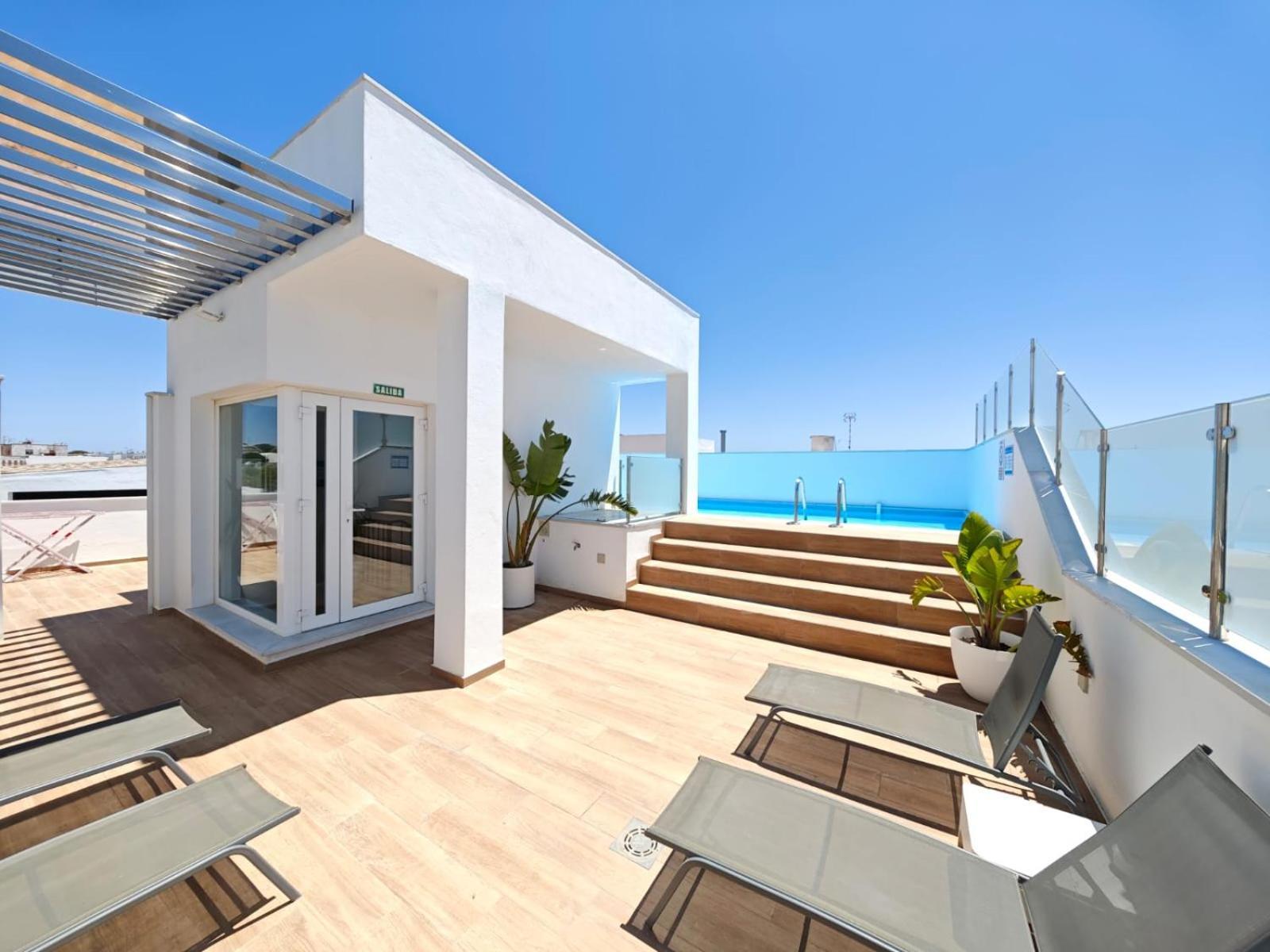 Apartamento Nuevo En Planta Baja A Con Piscina Y Solarium Barbate Eksteriør bilde